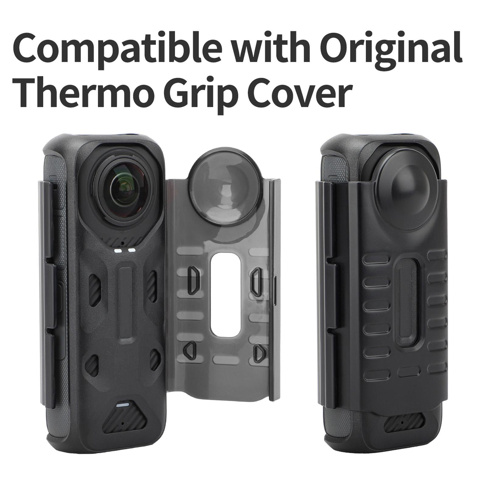 Transparent Black Sunnylife Lens Screen Protector For Insta360 X4-1915196560791179269