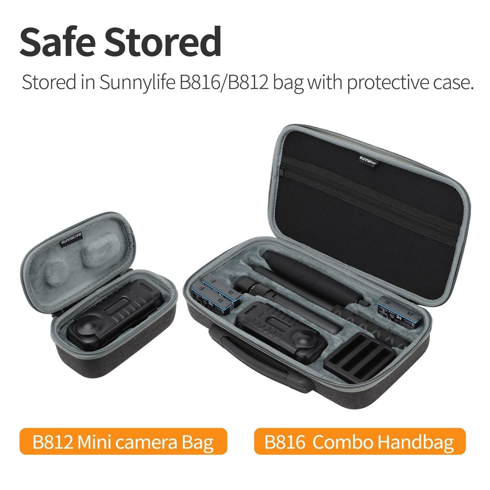 Transparent Black Sunnylife Lens Screen Protector For Insta360 X4-1915196560791179271