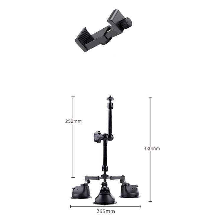 Articulating Magic Arm With Suction Cup Phone Clamp-1915196715598745601