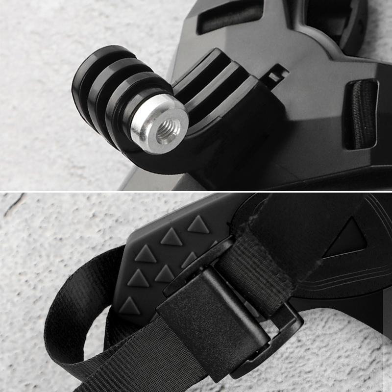 Universal Action Camera Helmet Mount - Compatible With Gopro Insta360 Dji And More-1922443392957157378