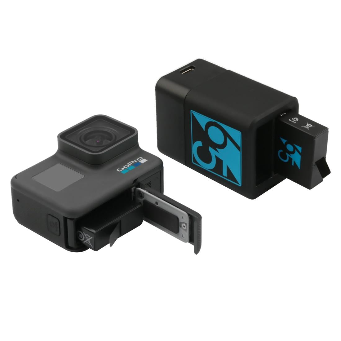 Usb-C Dual Battery Charger For Gopro Hero6 / 5 With Cable-1915197896836386820