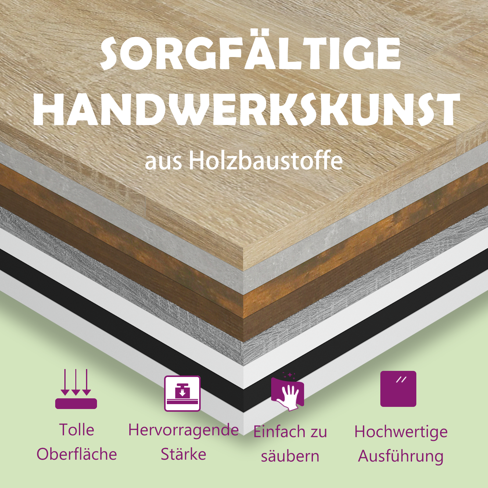 Bedside Cabinet White 40x36x65 cm