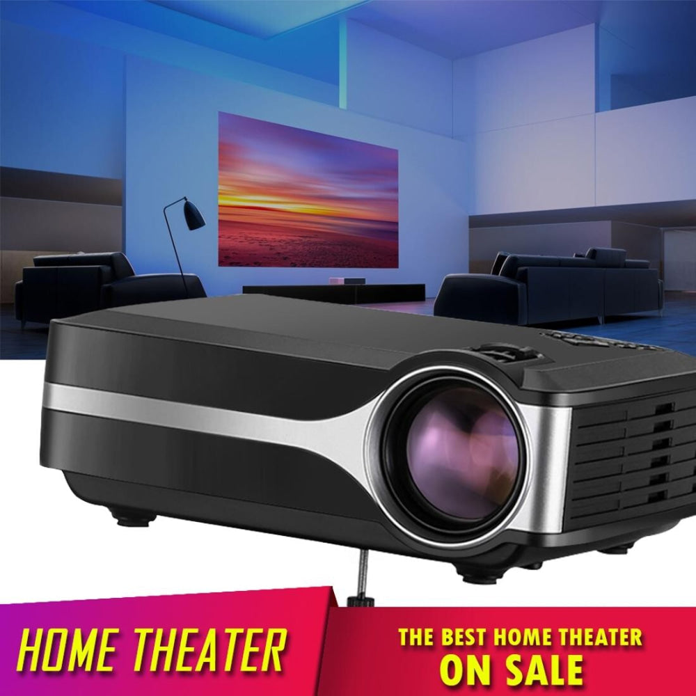 4 Lcd Projector - 80 Lumens Hd 800X480 Vga / Hdmi - Black-1915196716211113986