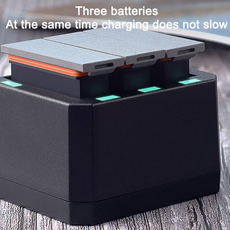 Led Indicator Usb Triple Batteries For Dji Action - Compact-1915196760079339522
