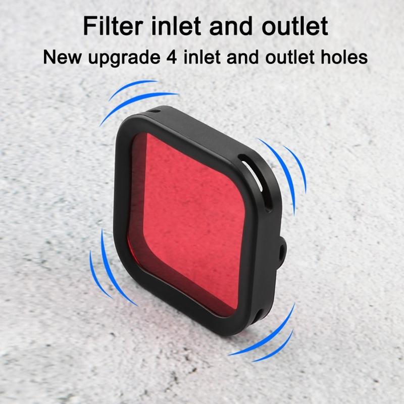 Waterproof Diving Case Kit For Dji Action 1 With Lens Filter - Underwater-1915197530161942534