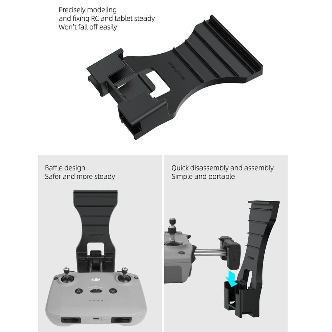 Remote Control Plate Extension Bracket For Dji Mavic Air 2-1915197562399363076