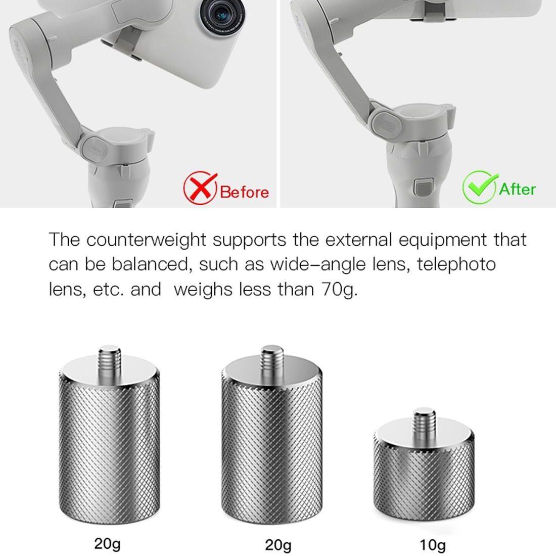 50G Anti-Shake Counterweight For Dji Om4 / Mobile 3 Gimbal-1915198370784350212