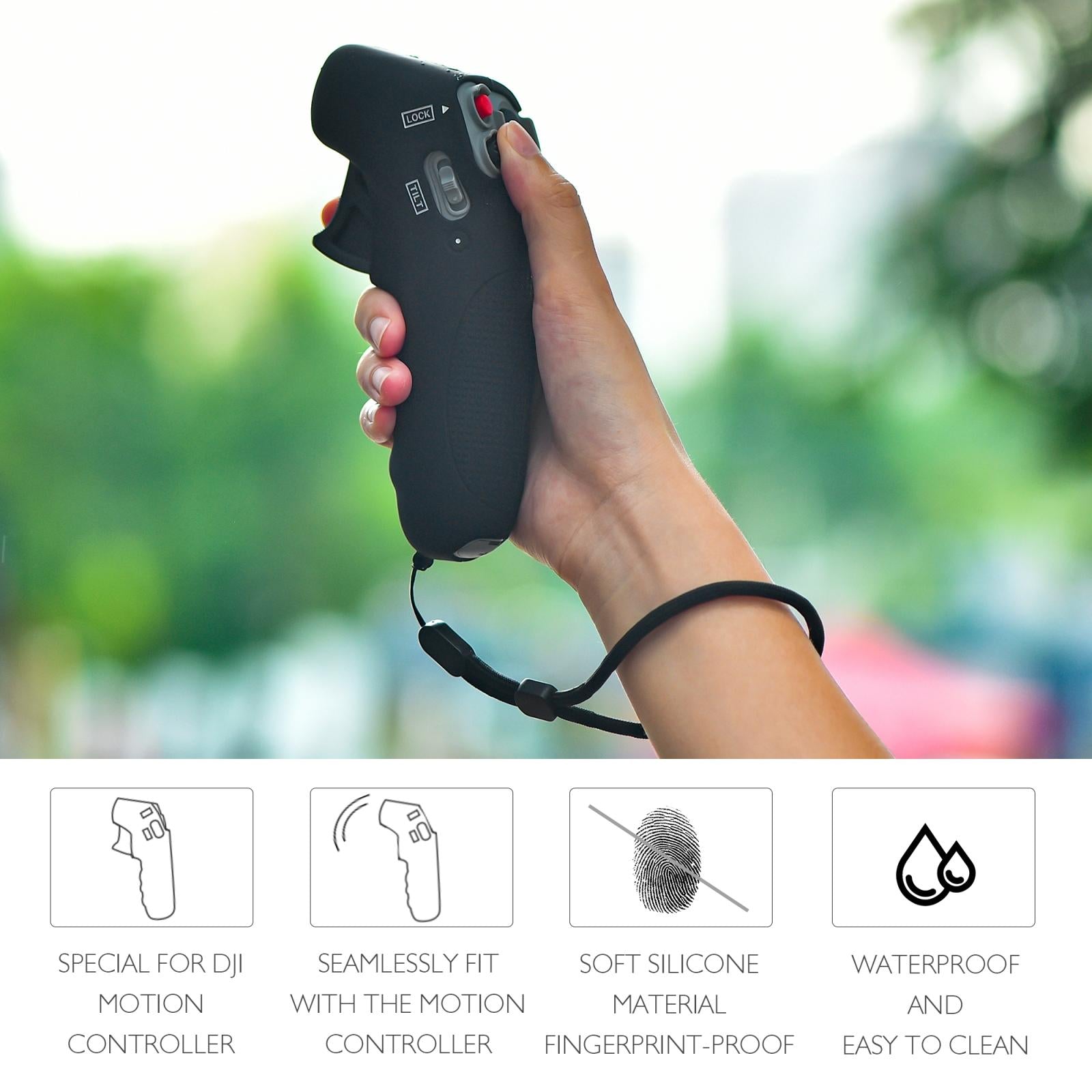 Shockproof Silicone Case For Dji Fpv Rocker - Anti-Scratch-1915196760842702855