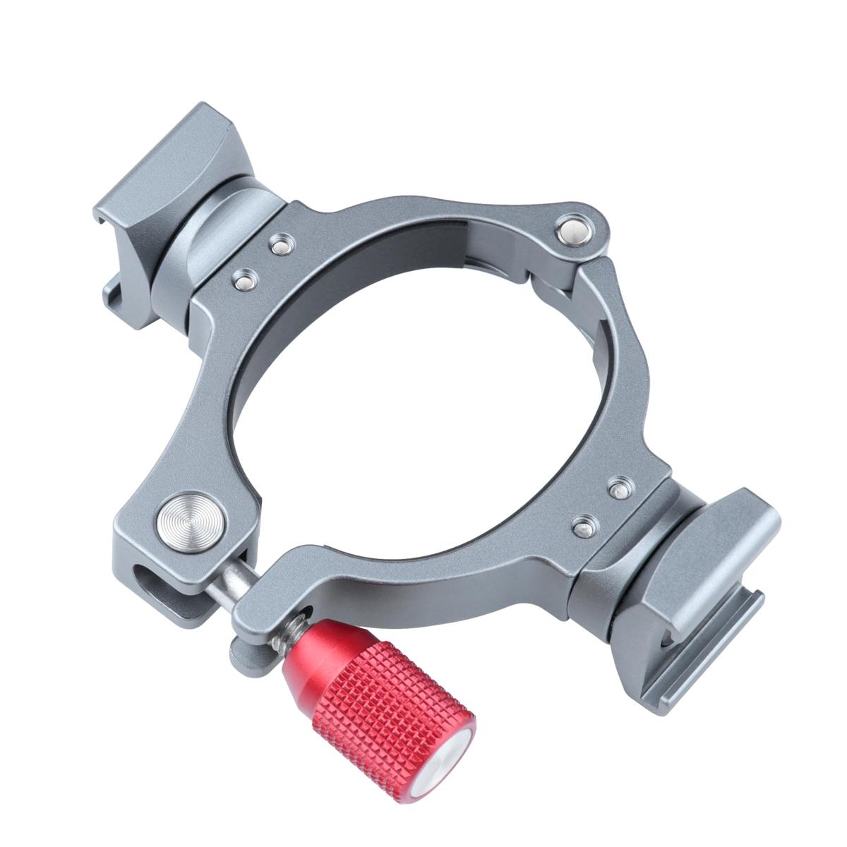 Extension Bracket With Dual Cold Shoe For Dji Om4 / Mobile 3 Stabilizer-1915198117922344961