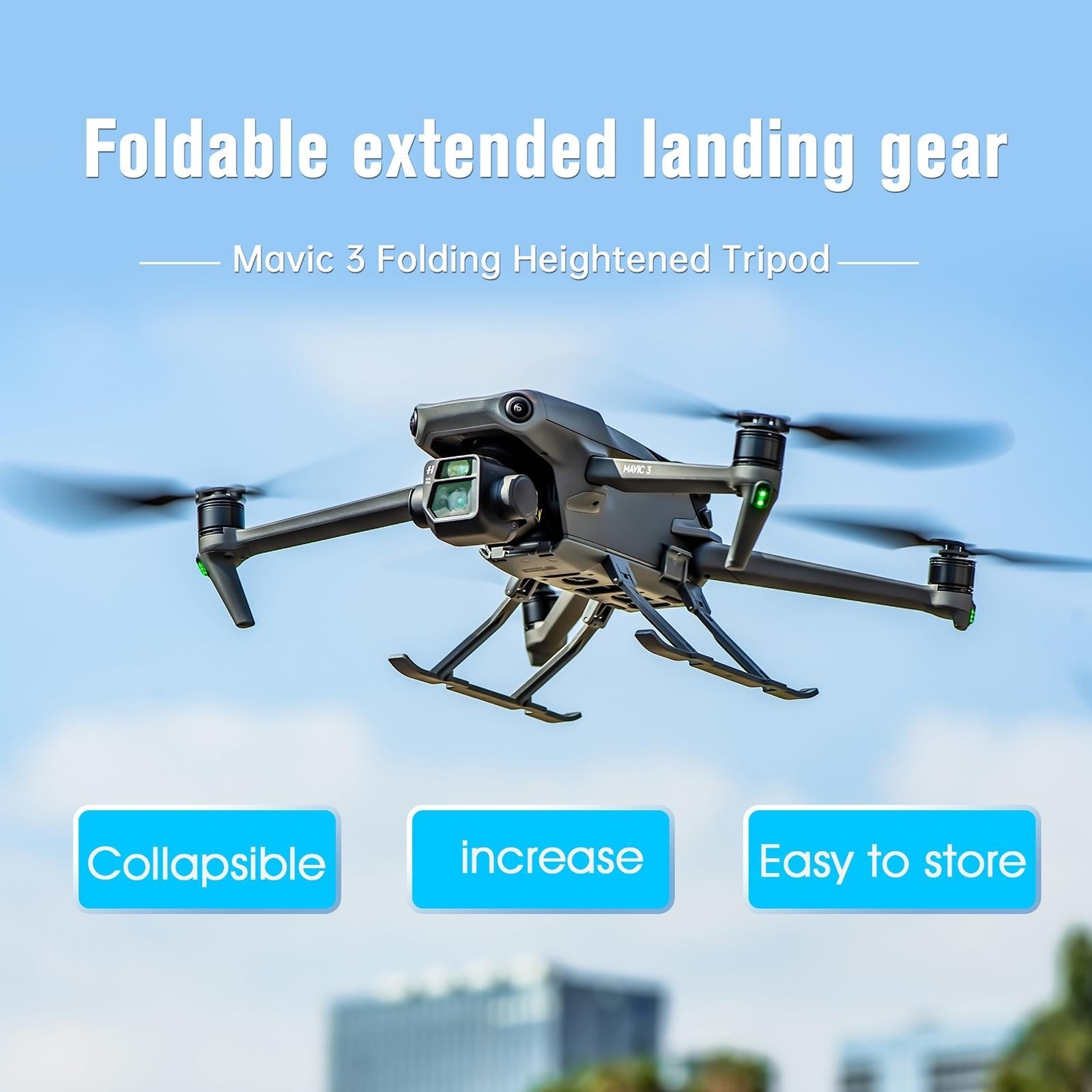 Foldable Landing Gear Extender For Dji Mavic 3-1915196549302980609