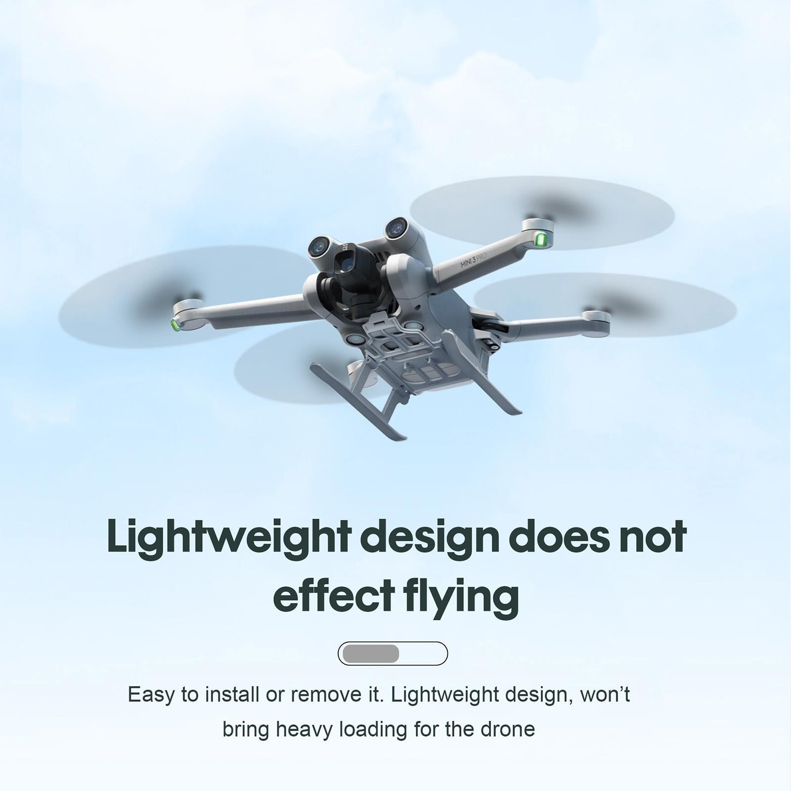 Heightened Landing Gear For Dji Mini 3 Pro - Anti-Fall Anti-Dirt Folding-1964932152894296069