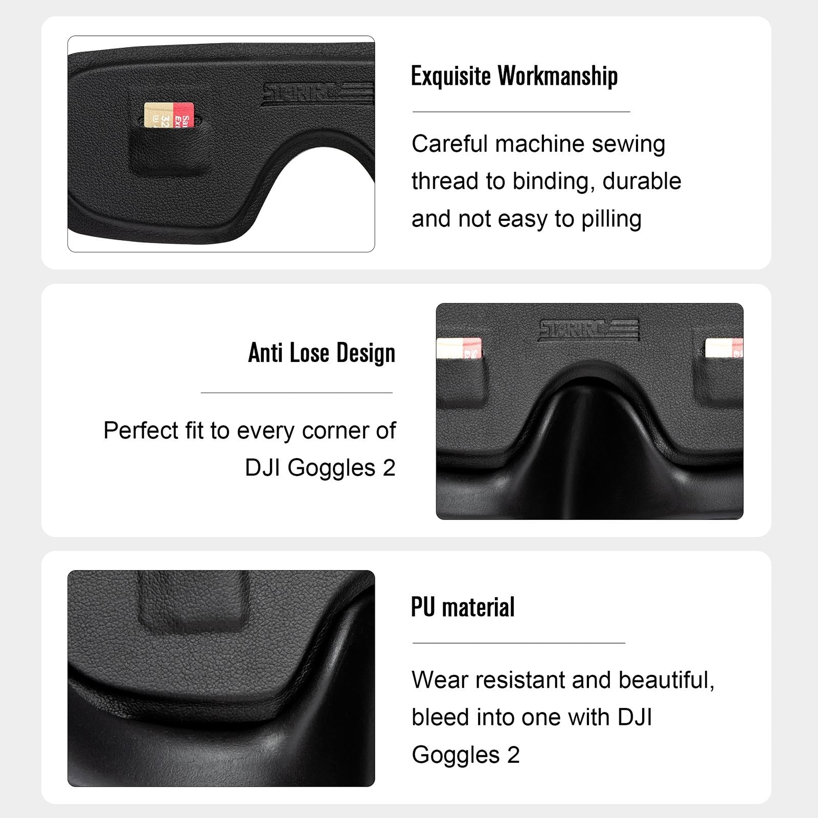 Dustproof Storage Holder For Dji Goggles 2 / Avata Goggles - Memory Card Lens And Antenna Cover-1915196488598818821