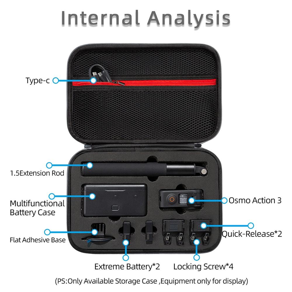 Dji Action Carrying Case - 3 Sizes Available-1915196548535422980