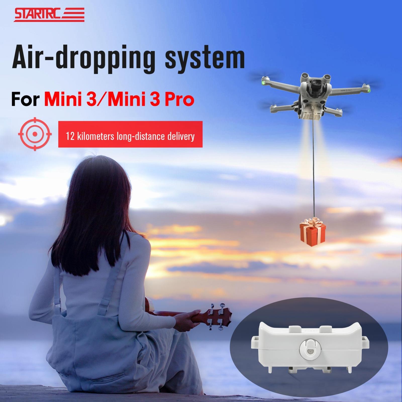 Parabolic Air Dropper For Dji Mini 3 / 3 Pro - Thrower Bracket-1915196554772353026