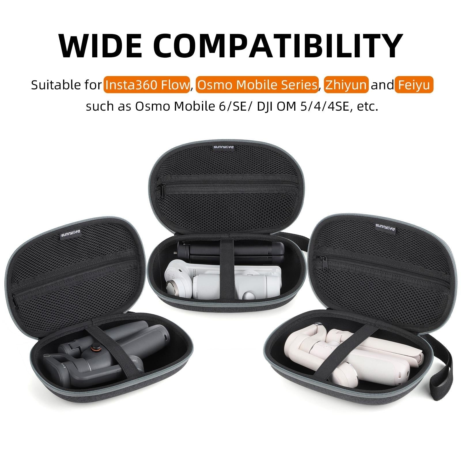 Compact Storage Bag For Insta360 Flow Zhiyun And Feiyu-1915196557465096196