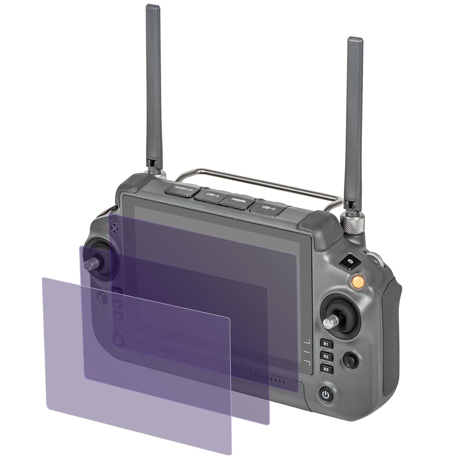 3-Pack Tempered Glass Film For Dji Rc Plus With Frosted Eye Protection-1915197049616338953