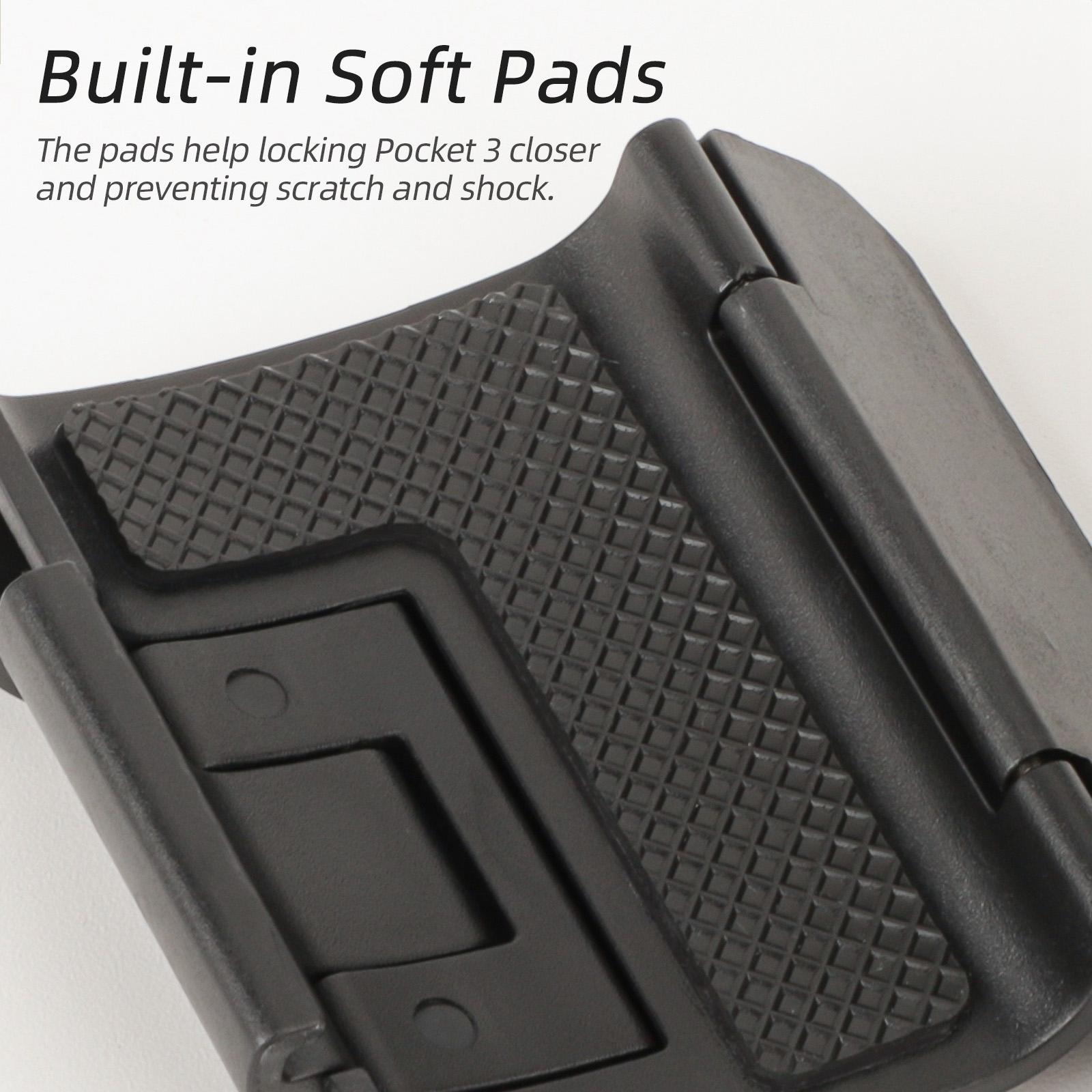 Foldable Dual Hooks Adapter For Dji Pocket 3 - Protective Case Bracket-1915196487210504200