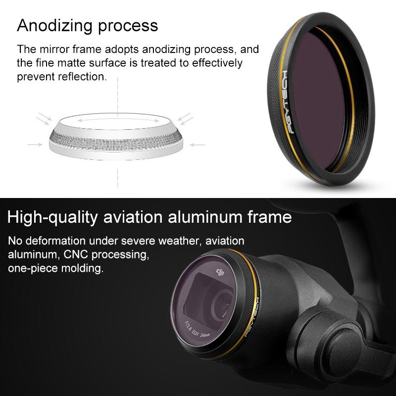 Gold Edge Hd Lens Filter For Dji Inspire 2 / X4S Drone-1915197059795914755