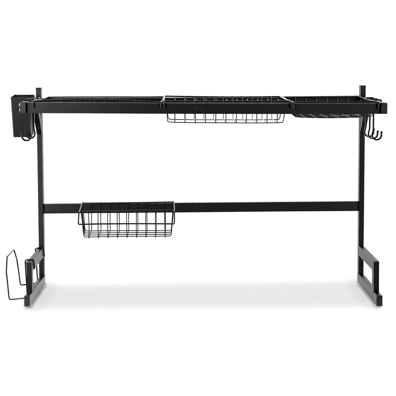 Cefito Dish Drying Rack for Kitchen Storage Organisation Kitchen Sink Organiser Dish Drainer