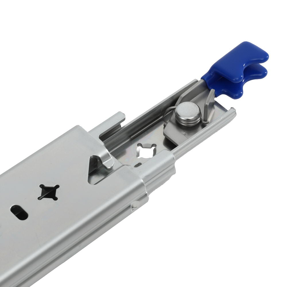 Giantz 2x Drawer Slides Heavy Duty Full Extension Locking 450-900mm Length
