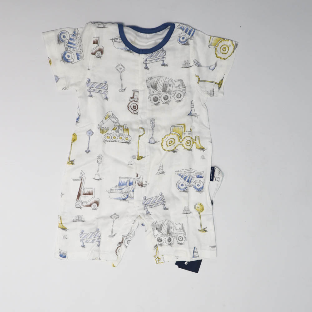 Domia Silky Bamboo Short Sleeve Baby Romperr Engineering Team M-1973194154632679424