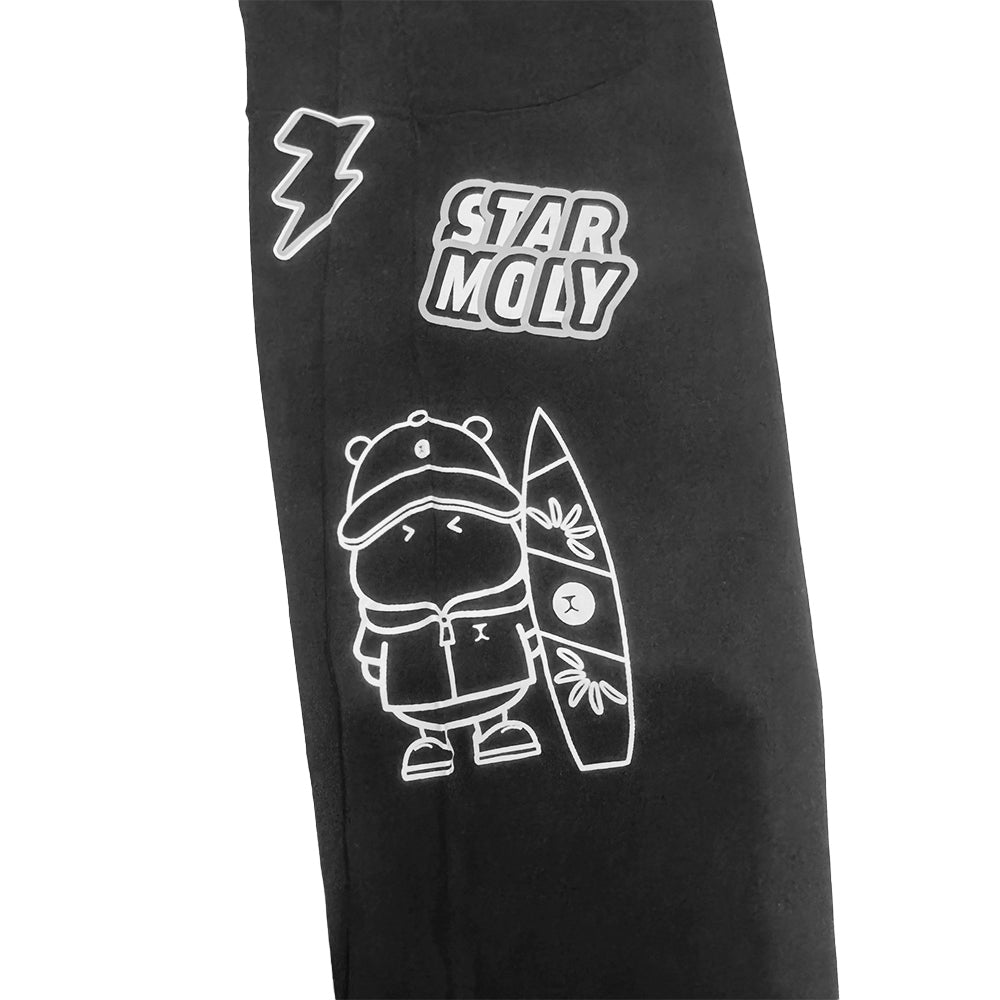 Moody Tiger Leggings 101 Meng Li Black 140-1973194166406090753