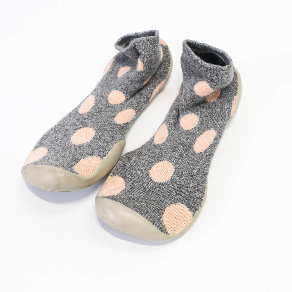 Collegien Slipper Sock Pink Dots 3637-1973194167563718656