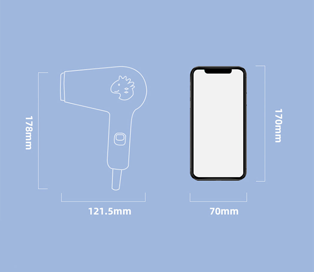 Seven Bubble ultra quiet Kids Hair Dryer-1954803088414085125