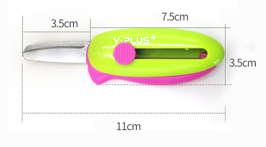 YPlus Cuckoo Spring-Action pocket Scissors-1973194200086351877