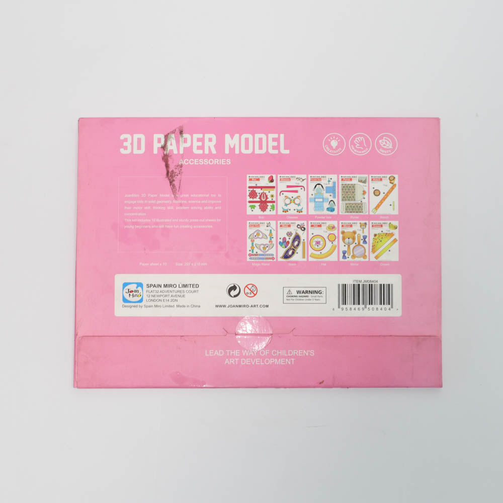 Joan Miro 3D Paper Model Accessories-1973194170713640961