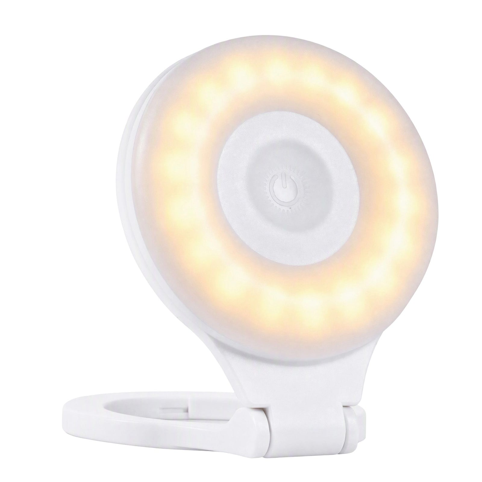 Devanti Magnetic Selfie Light Foldable LED Ring Fill Phone Light CRI95 White