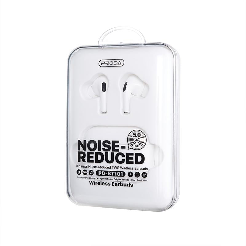 Proda Tws Wireless Earphones - Noise Canceling Binaural White-1915196817780379650