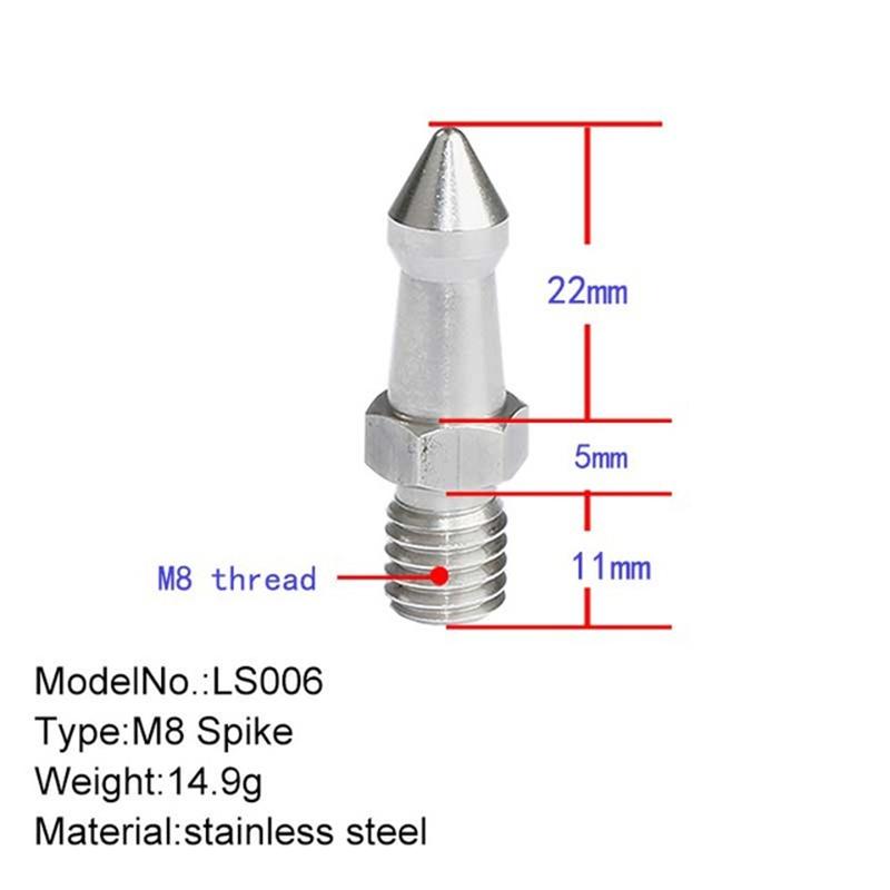2Pcs Stainless Steel M8 Feet Screws For Slr Tripod-1915197046961344513