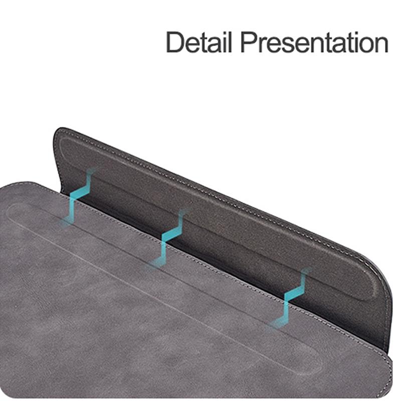 Lightweight Sheepskin Notebook Liner Bag - Deep Space Gray 14.1-15.4 Inch-1915196974592823304