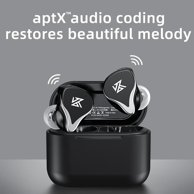 Kz Z3 Hybrid 1Dd & 1Ba Wireless Bluetooth 5.2 Tws Earphone - Black-1915197139554799618