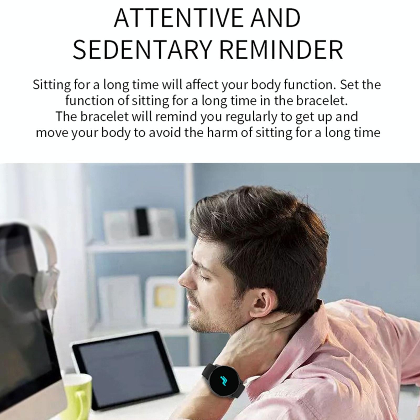 Smart Bracelet With Heart Rate Pedometer And Sleep Monitor - Blue-1915196926089891847