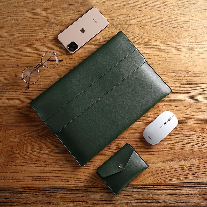 Waterproof Laptop Bag - 13.3 Inch Lightweight Dark Green-1915196530457972743