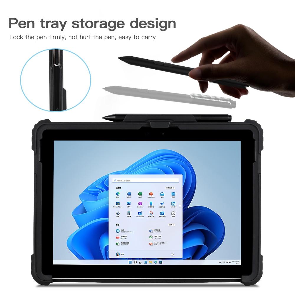 Acrylic Transparent Laptop Case With Hand Shoulder Strap For Microsoft Surface Pro 4-7-1915198120162103301