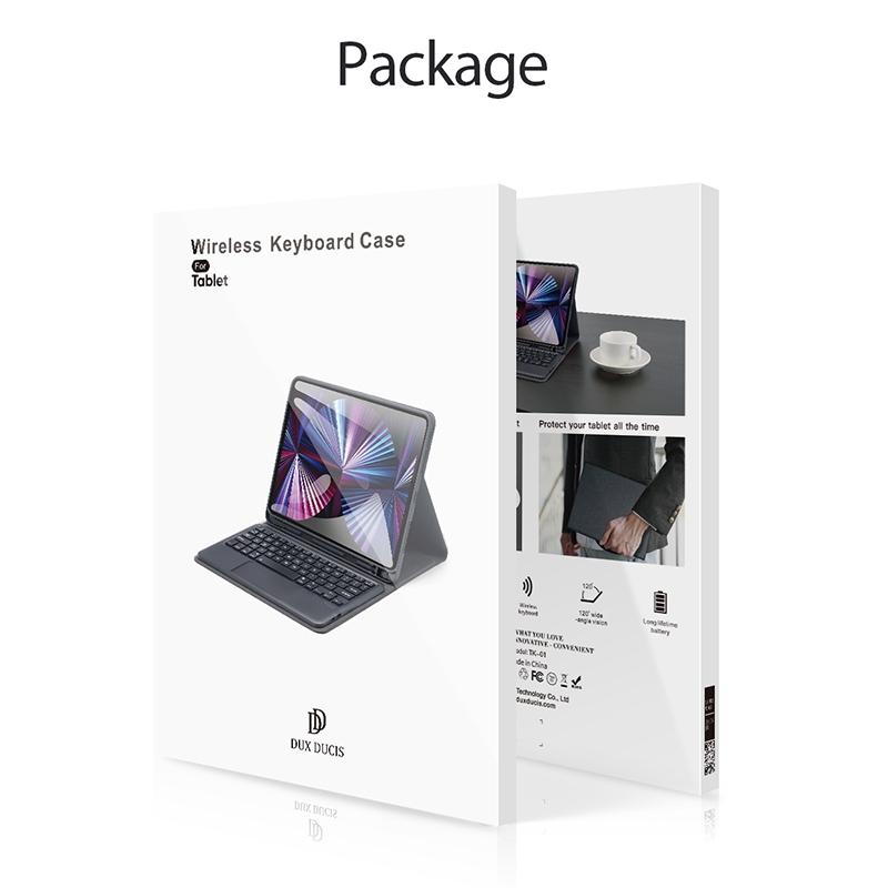 Smart Leather Case With Touchpad For Ipad 10.2 - Black-1915196880120320006