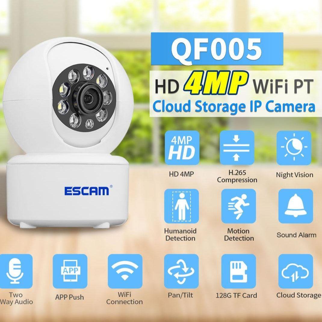 Indoor Hd Wifi Pan-Tilt Camera With Motion Detection Two-Way Audio And Night Vision - 4Mp-1915196524455923713