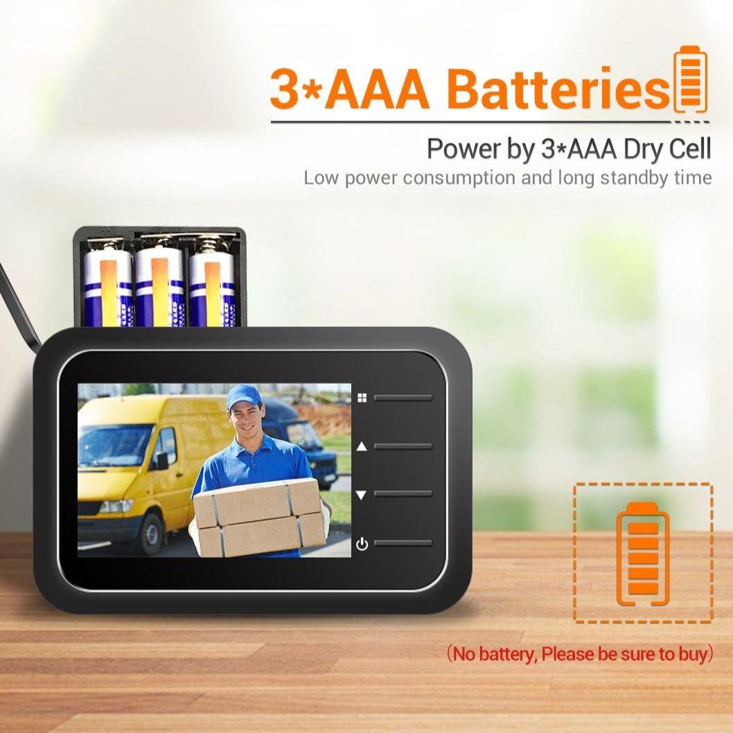 2.4 Digital Door Viewer With Night Vision Tf Card Slot Photo & Video Capture-1915197586944430087