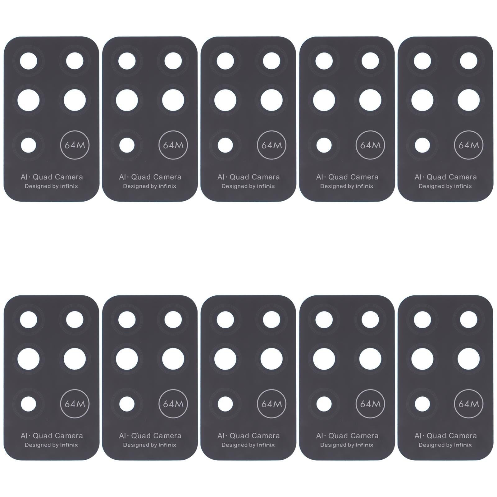 10-Piece Infinix Note 8 X692 Rear Camera Lens Set-1915197795099348992