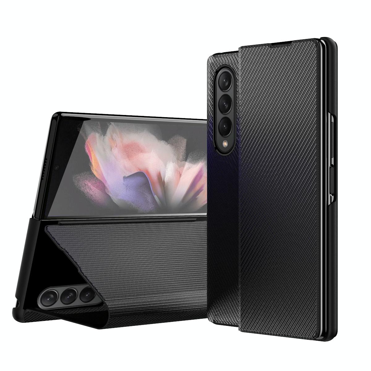 Samsung Galaxy Z Fold 4 Kevlar Texture Phone Case - All Inclusive-1962691921243672583