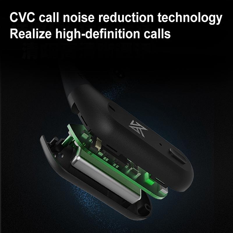 Wireless Bluetooth Module For Headset - Qualcomm 5.2 - Black Earhook-1915197145917558789