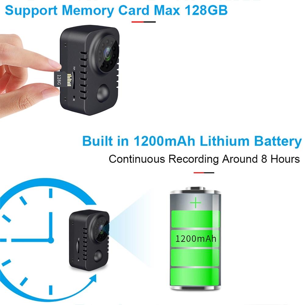 1080P Night Vision Surveillance Camera - Black-1964932183655321603