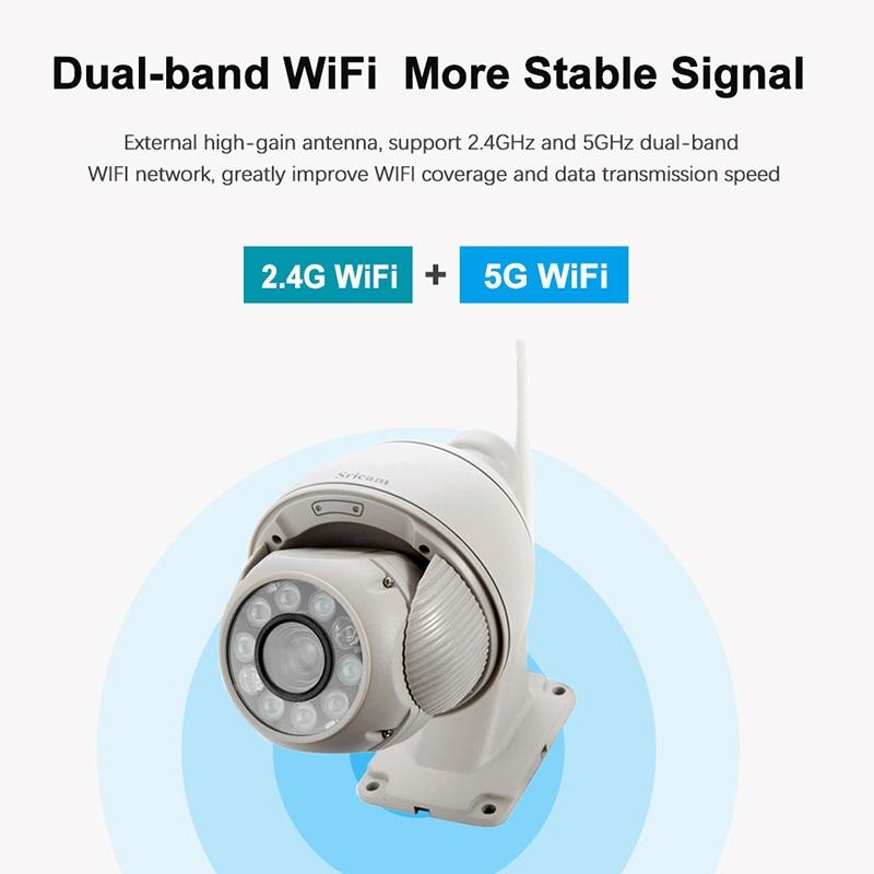 10X Zoom Wifi Ip Camera - Waterproof White-1915196654743588866
