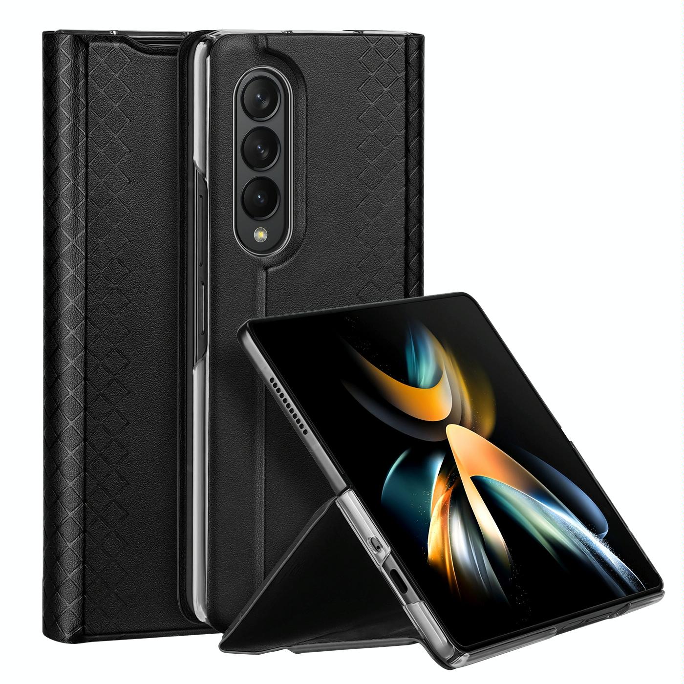 Samsung Galaxy Z Fold 4 Dux Ducis Bril Case - Pu / Tpu-1915196978216701952