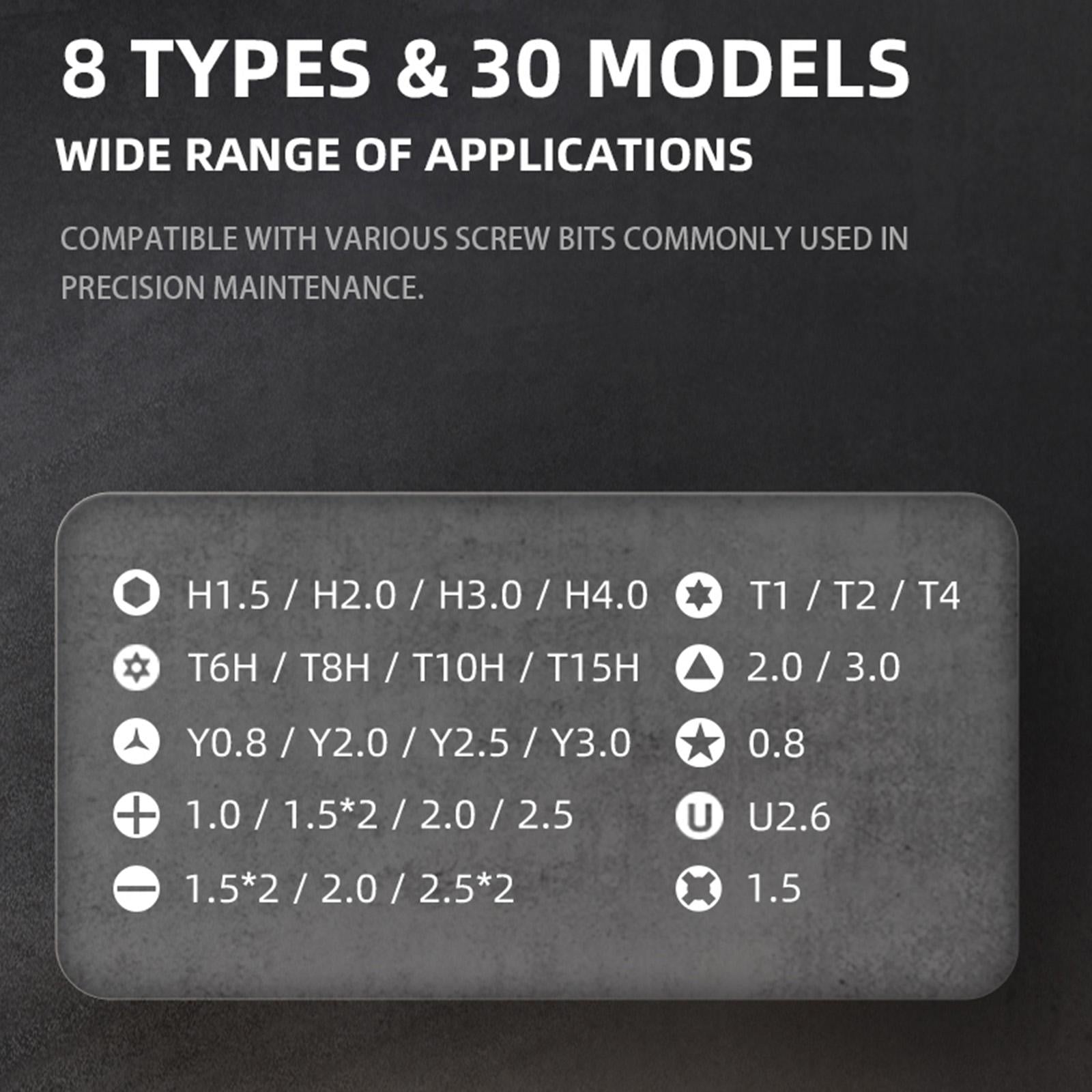 Jakemy Precision Screwdriver Set With Tweezers - 32 Pieces-1915198344918077442