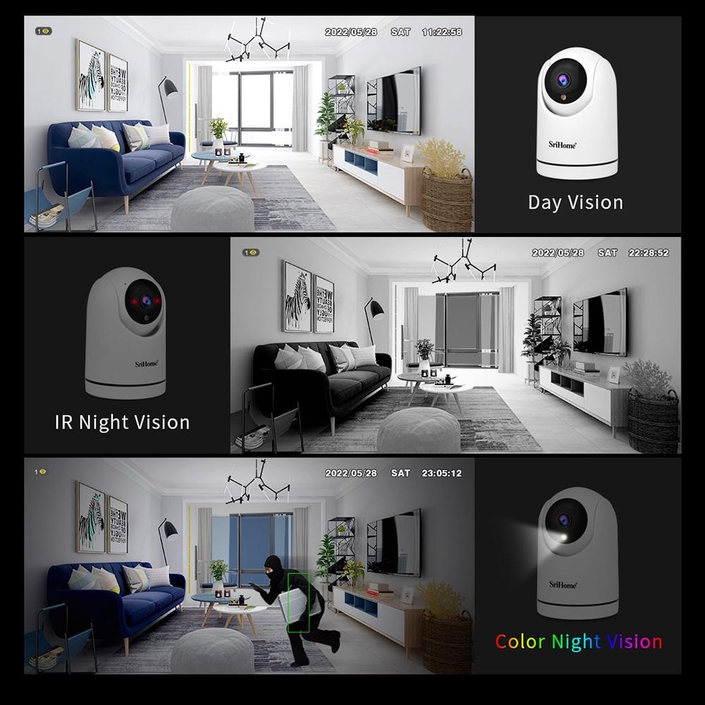 1080P Hd Ai Wifi Pan-Tilt Camera - 2.0Mp-1915196521196949512