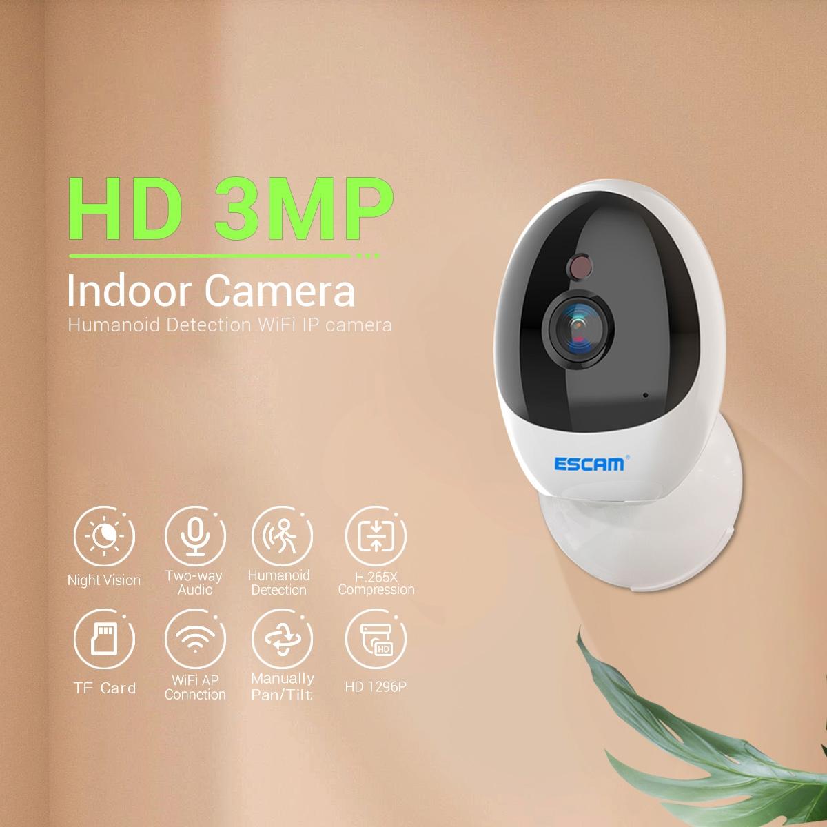 Wireless Indoor Ptz Camera With Ai Detection And Night Vision-1915197126049140741